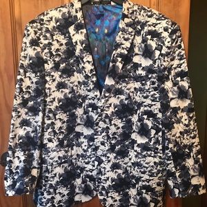 GIOVANNI TESTI SLIM FIT BLAZER JACKET